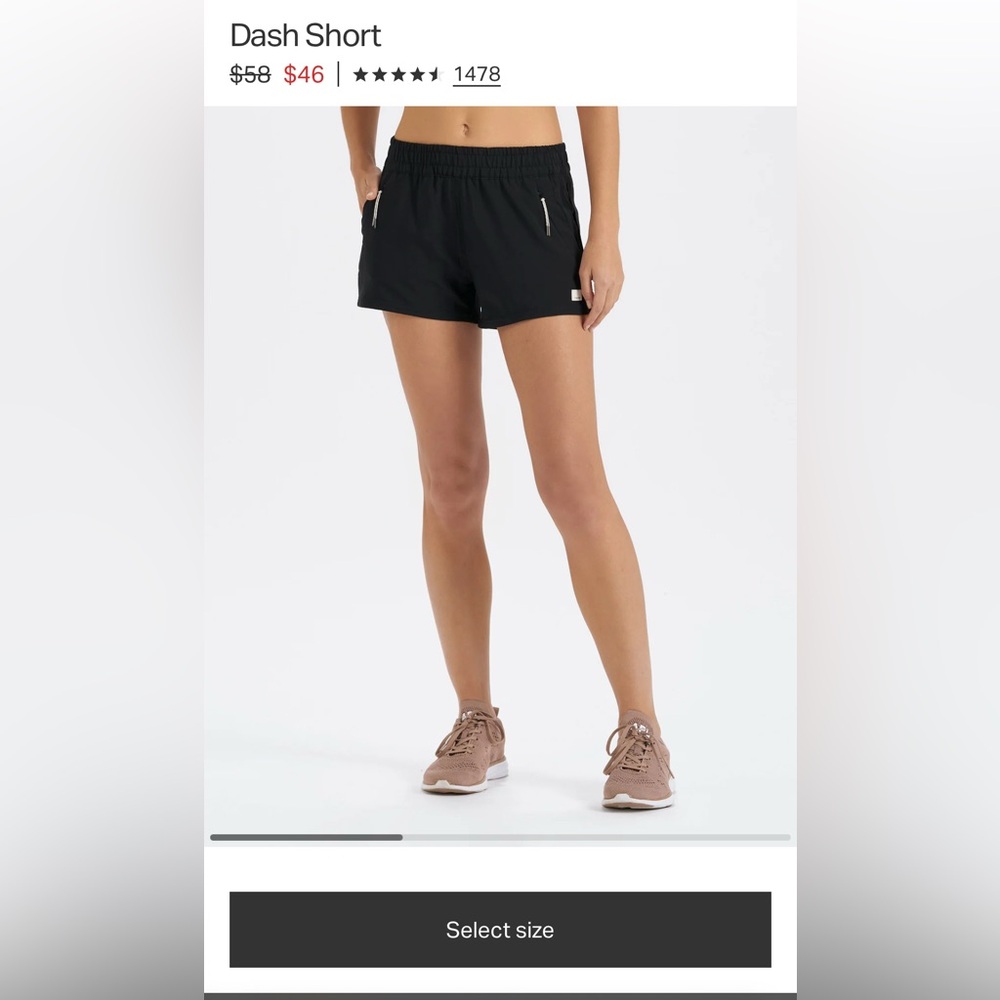 Vuori Dash Short 1.0